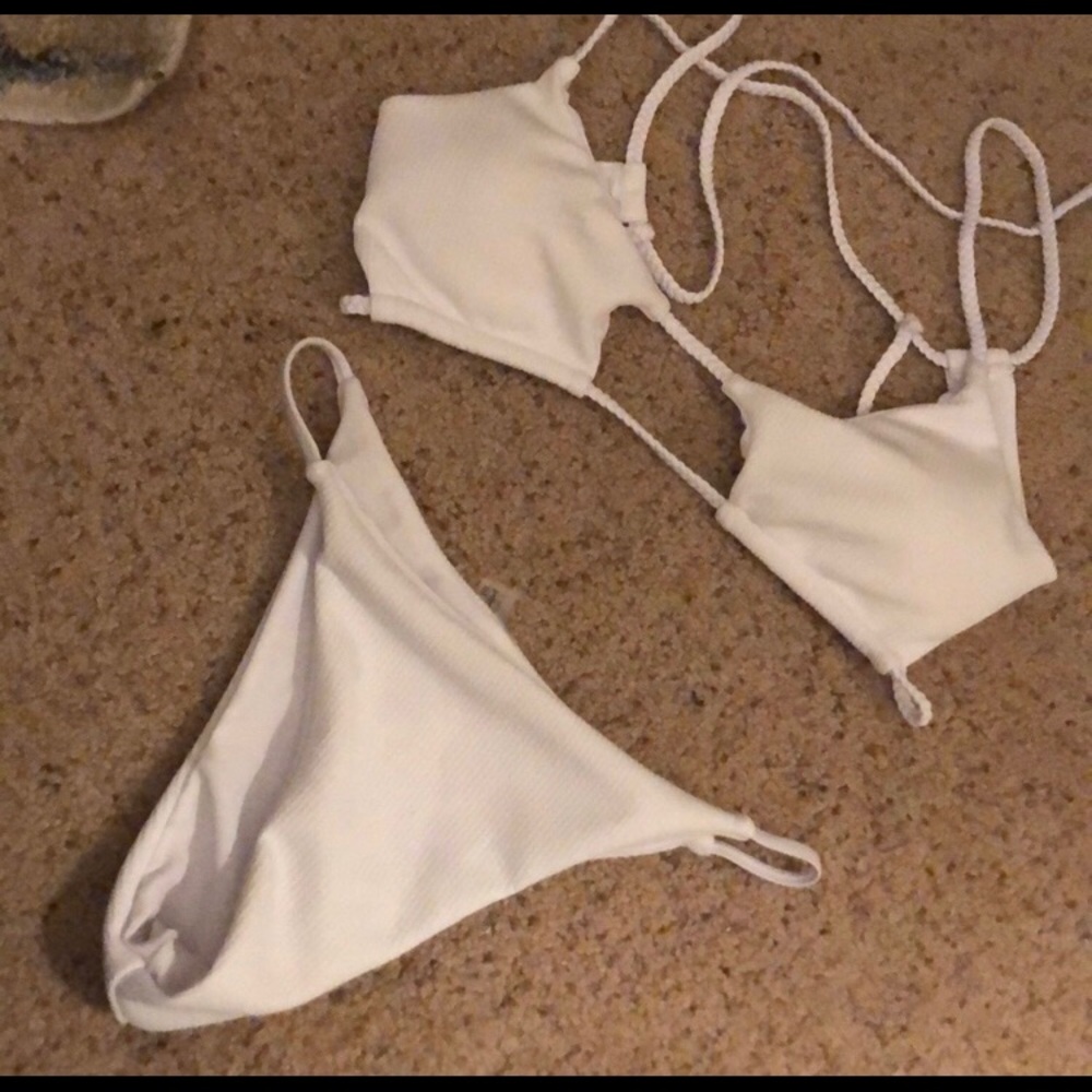 Zaful white bikini